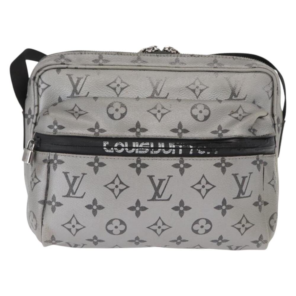Louis Vuitton Monogram Reflect Messenger PM Shoulder Bag Silver